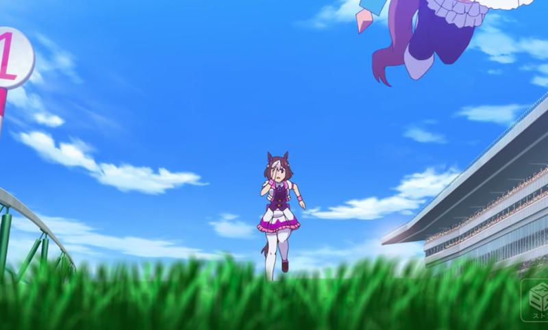 「ウマ娘 プリティダービー」の芝の作画がきれい